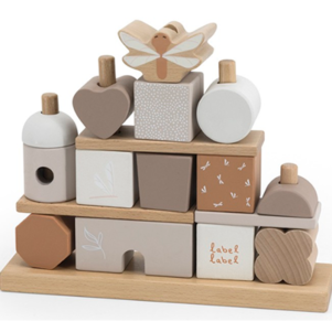 Casa de bloques apilables de Label Label