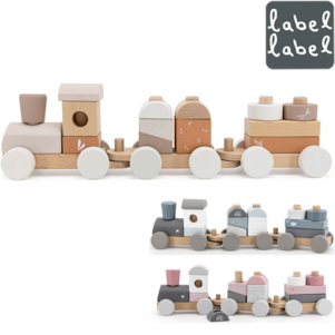 Tren de bloques apilable de Label Label