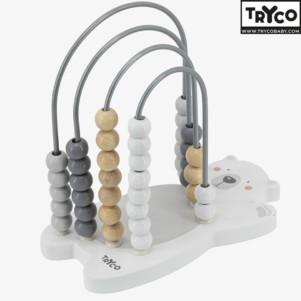 Juguete ábaco de madera de Tryco
