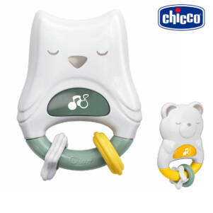 Sonajero osito y buho dia y noche de Chicco