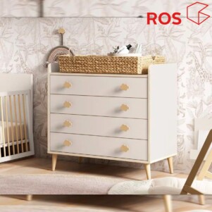 Cómoda Metrópoli (4 cajones) de ROS