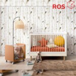 cuna con patas cilíndricas artic