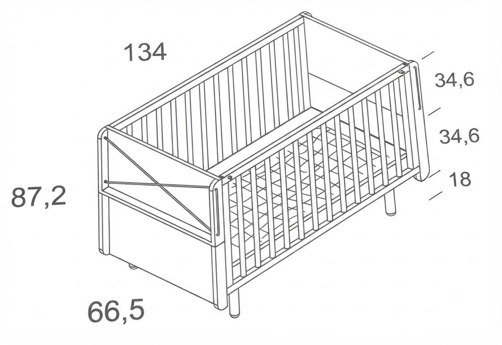 cuna fold 120x60 de ros 1 cuna fold 120x60 de ros