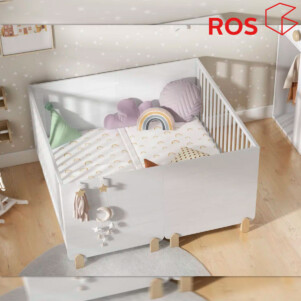 Cuna (Convertible en camita) para gemelos Duo Plus 140 x 70 de ROS