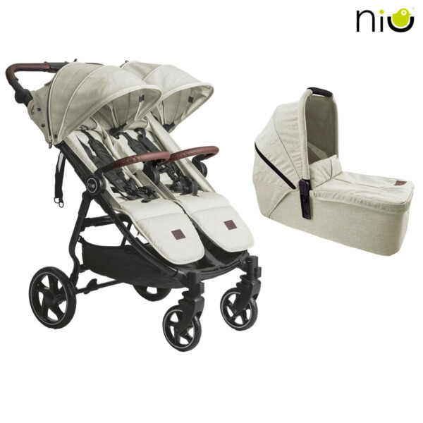 cochecito gemelar venttwin (distinta edad) de niu