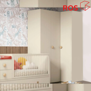 Armario rincón puertas plegables de Ros