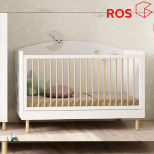 Cuna Convertible en camita Star Mr. Wonderful 140x70 de Ros