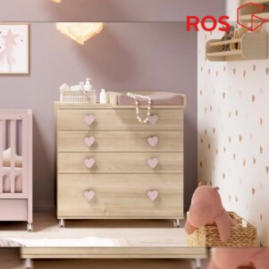 Cómoda Soft con ruedas de Ros