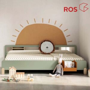 cama montessori arcoiris de Ros