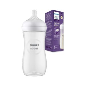 Biberon Natural Response de 330ml con tetina t4 de 3m+ de avent
