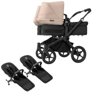 Cochecito Donkey 5 Gemelar con silla y capazo de Bugaboo