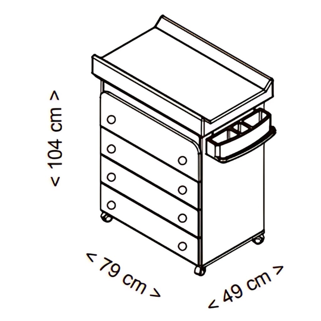 mueble bañera b-1940 cambiador cajón redondo de micuna 1 mueble bañera b-1940 cambiador cajón redondo de micuna