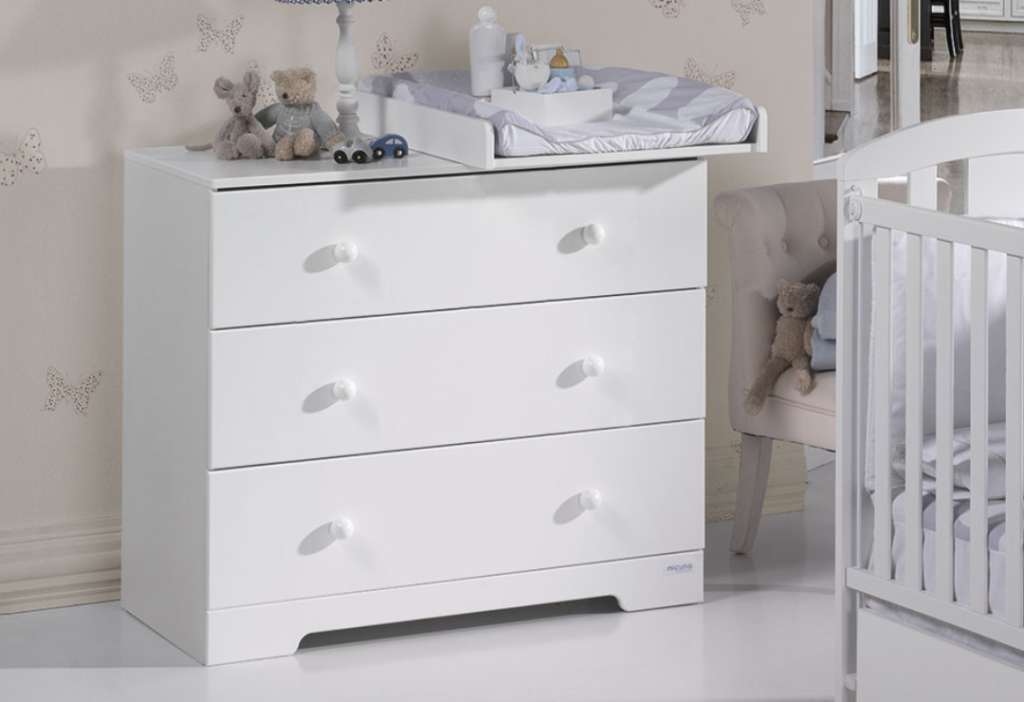comoda co-1804 bola bebé de 3 cajones de micuna