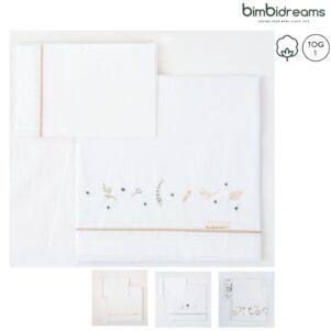 Sábanas de 100% algodon para cuna 60x120 de BimbiClass