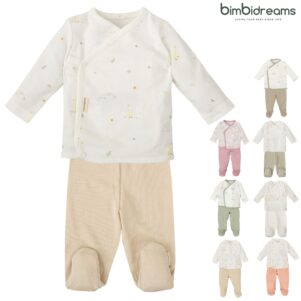 Conjunto primera puesta (jubon y polaina) (0/1m|1/3m) punto 50% algodón + 50% bambú de Casual by Bimbidreams