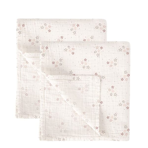 set de gasas de bambú 60x60 de bimbidreams