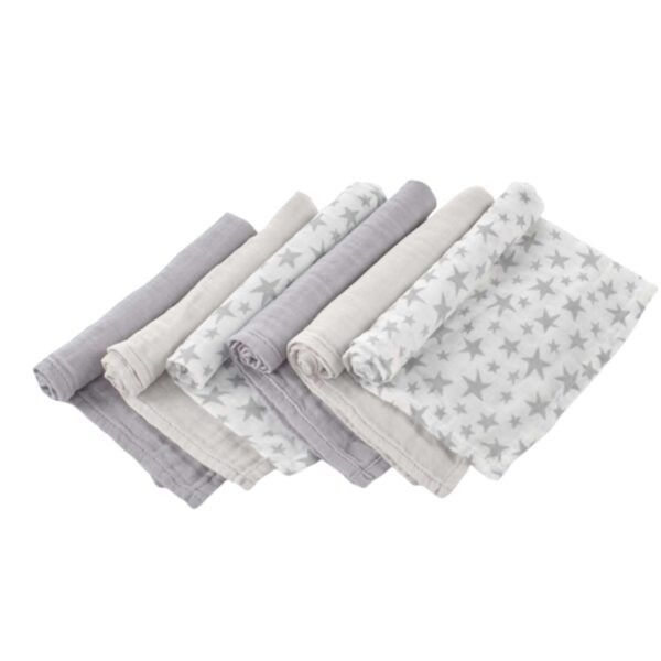 set de 6 muselinas tipo gasita (35x35) de jané