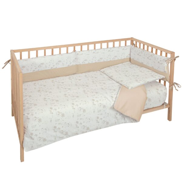 pack funda nórdica reversible para cuna 60/70 con relleno + protector + funda de almohada de casual by bimbidreams