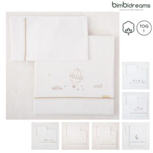 Sábanas de 100% algodon para cuna 60x120 de Casual by BimbiDreams