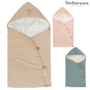 Saco arrullo con capucha punto 50% algodón - 50% bambú (44x88) de Casual by Bimbidreams