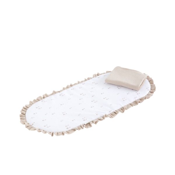 colchoneta capazo + sabana de dpeques