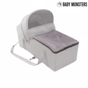 Tienda de bebes en Tarragona / Reus 10 Cubre Capazo blando color Heather Grey de Babymonsters