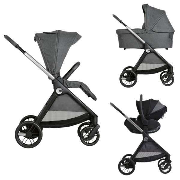 bellagio trio con capazo comfort kory reclinable de chicco