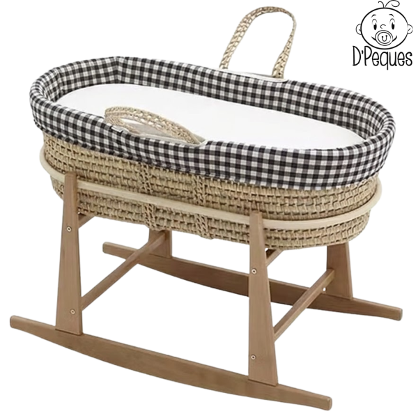 vestidura capazo mimbre vichy de d'peques