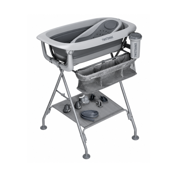 kit de baño de lujo - bañera plegable con soporte de baño de twistshake