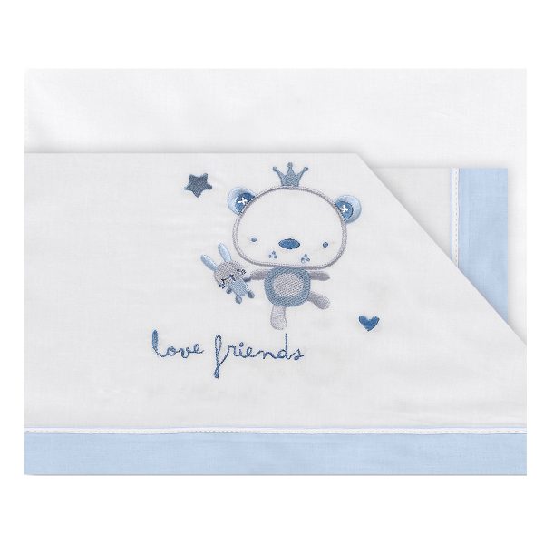 00912313 juego sabanas algodon 100% 3 piezas love fr. de bimbidreams