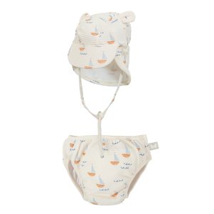 Bañador+gorra con protección solar Calypso de Bimbidreams
