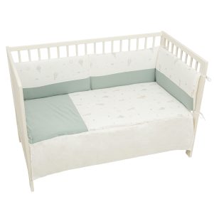 Edredón con Protector cuna Blue Sky de Bimbidreams