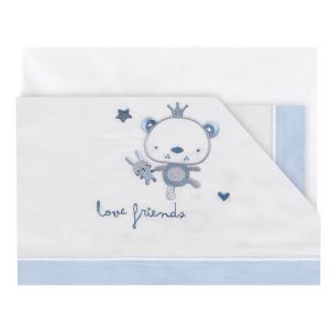 juego sabanas algodon 100% 3 piezas love friends de Bimbidreams
