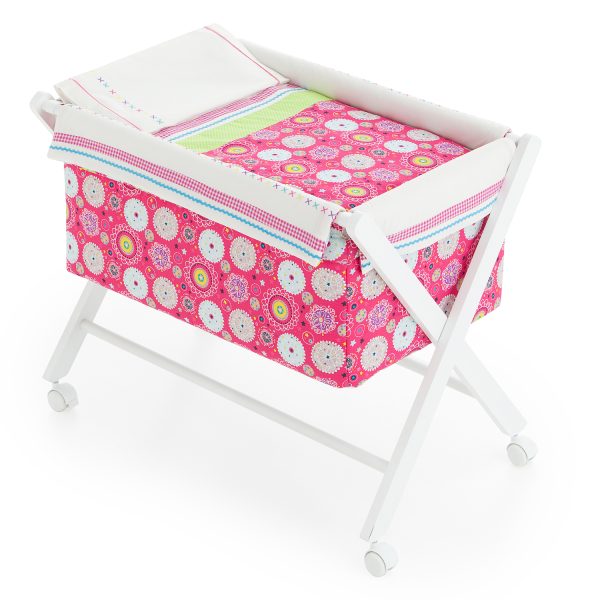 vestidura minicuna con f nordica con relleno con f almohada folk de bimbidreams