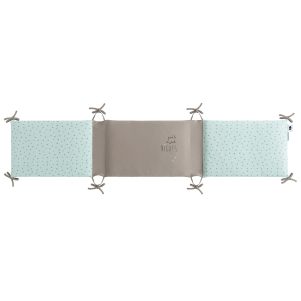 Protector de Cuna (Desenfundable) Sweet Night Menta de Bimbidreams