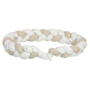 Protector de cuna trenza Tanzania de Bimbidreams