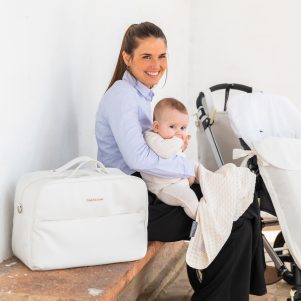 Saco Carro Universal - Multiestacional Paseo Rayas de Bimbidreams