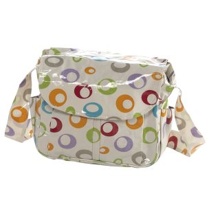 Bolso con cambiador flores colores de Bimbidreams