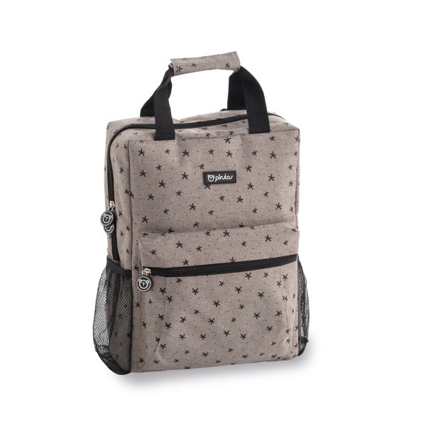 mochila con cambiador paseo denim estampado de bimbidreams