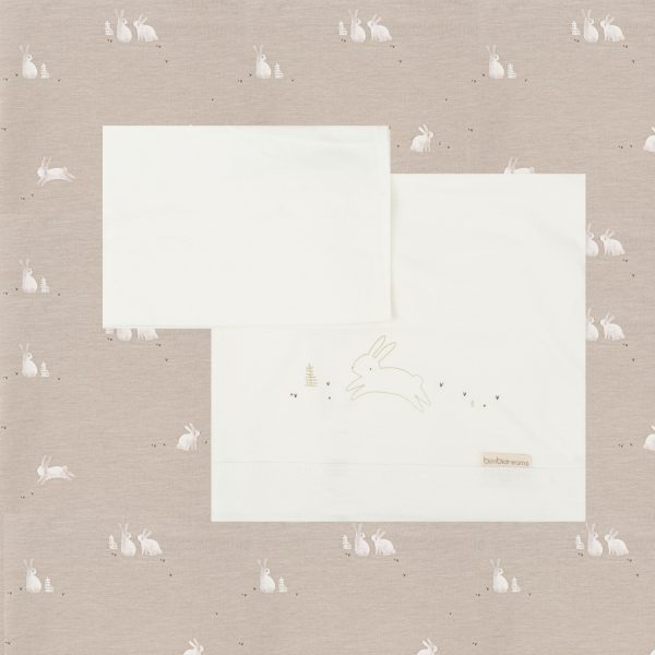 juego sabanas punto jersey 3 piezas bunny de bimbidreams
