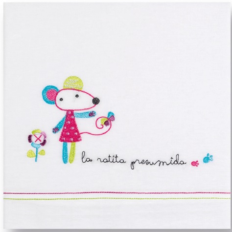 68303519 juego sabanas punto jersey 3 piezas ratita de bimbidreams