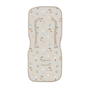Colchoneta silla paseo estampada Tucan de Bimbidreams