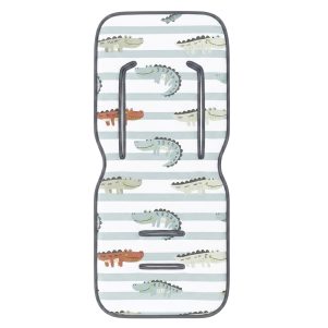 Colchoneta silla paseo estampada Caiman de Bimbidreams