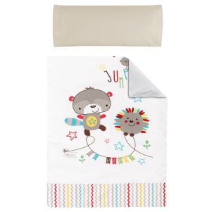 Funda nordica cuna + Funda almohada Espin de Bimbidreams