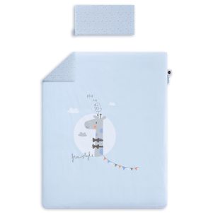 Funda nordica cuna + Funda almohada Jirafa de Bimbidreams