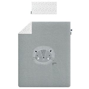 Funda nordica cuna + Funda almohada León de Bimbidreams