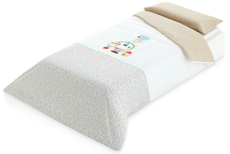 Funda nordica cuna + Funda almohada Monaleon de Bimbidreams