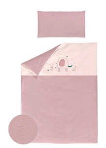 Funda nordica cuna + Funda almohada Elefante de Bimbidreams