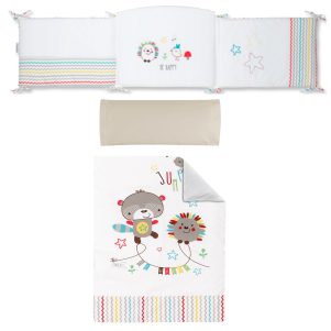 Funda nórdica cuna + Relleno + Protector + Funda almohada Espin de Bimbidreams