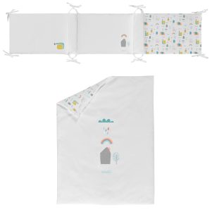 Funda nórdica cuna + Relleno + Protector + Funda almohada Forest de Bimbidreams